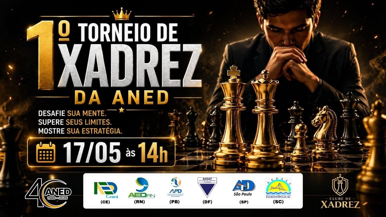 Torneio Oficial de Xadrez Online ANED – Dataprev 